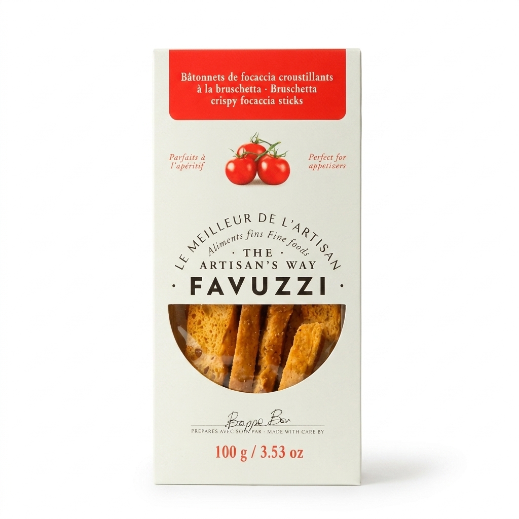 Bruschetta Crispy Focaccia Sticks