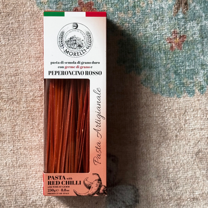 Linguine with Wheat Germ & Red Chilli (Peperoncino Rosso)