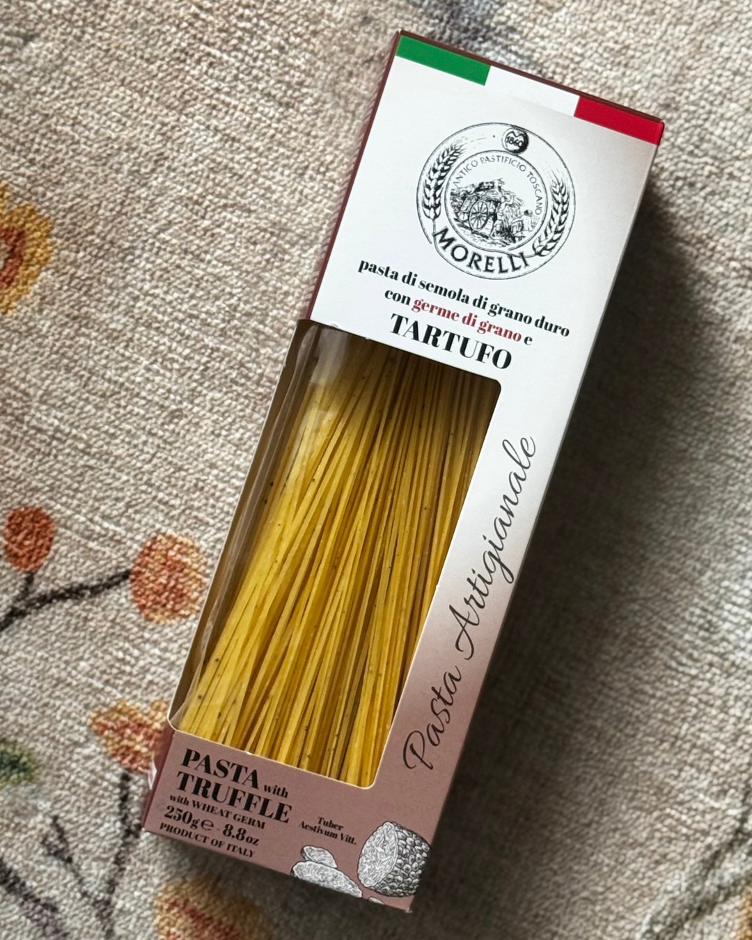 Linguine with Wheat Germ & Truffle (Tartufo)