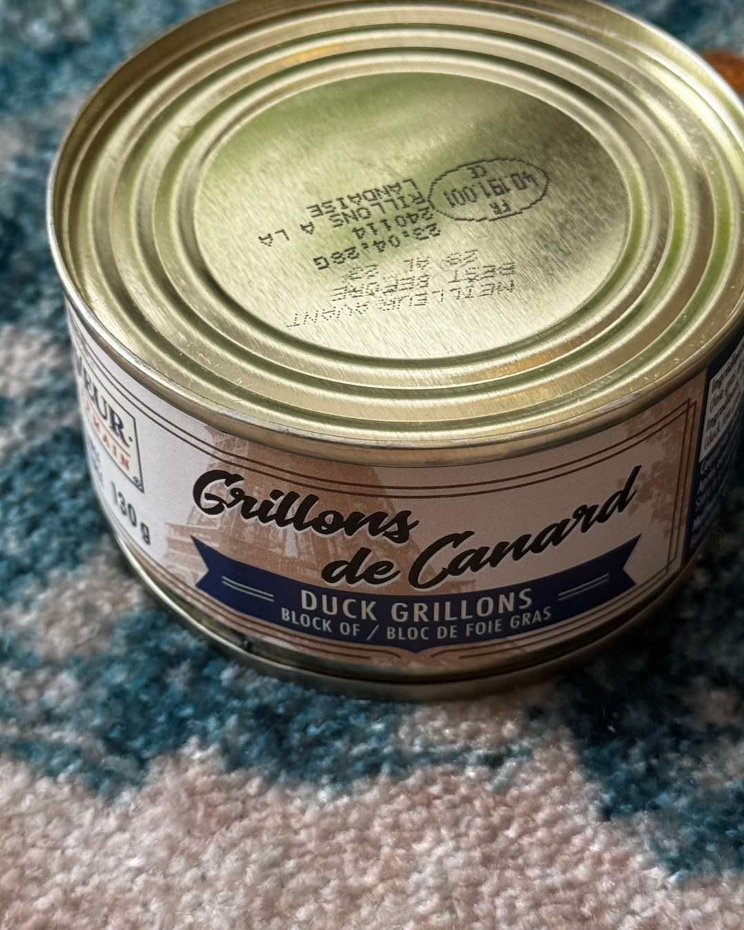 Grillons de Canard (Duck Grillons / Bloc de Foie Gras)