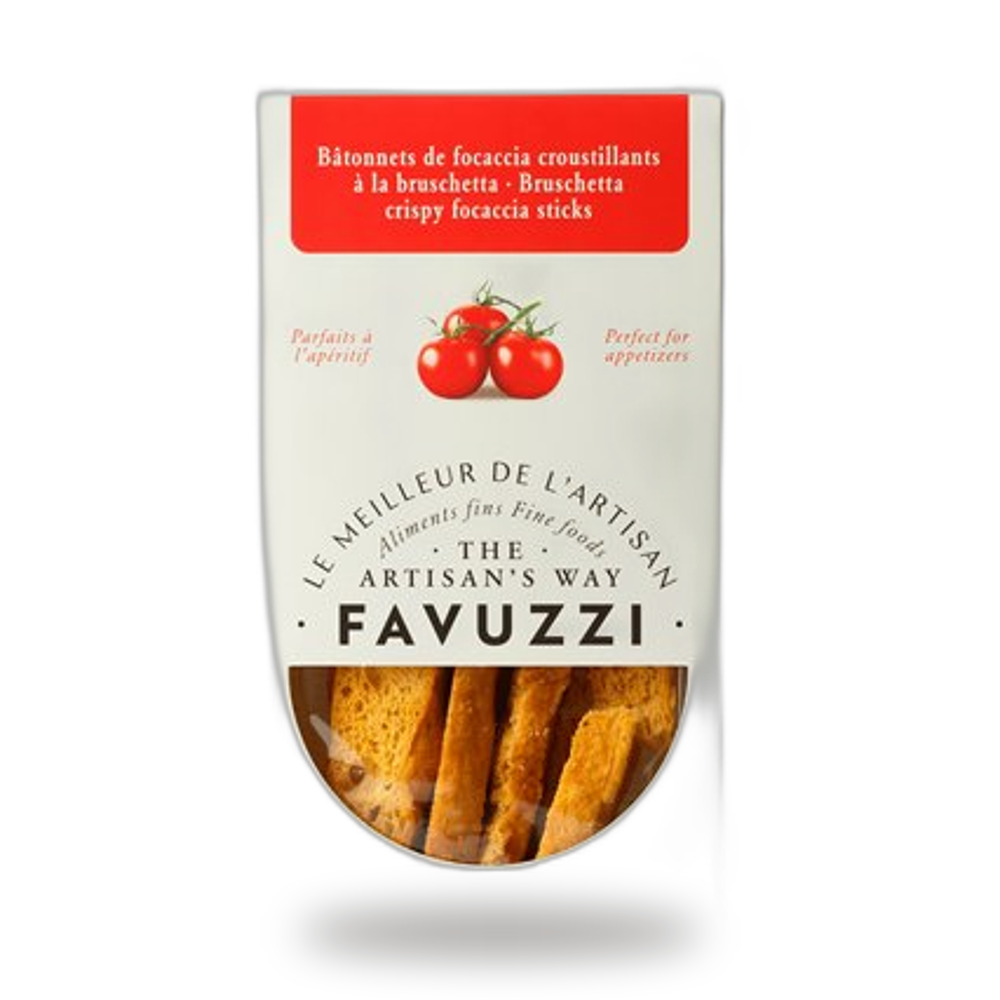 Bruschetta Crispy Focaccia Sticks